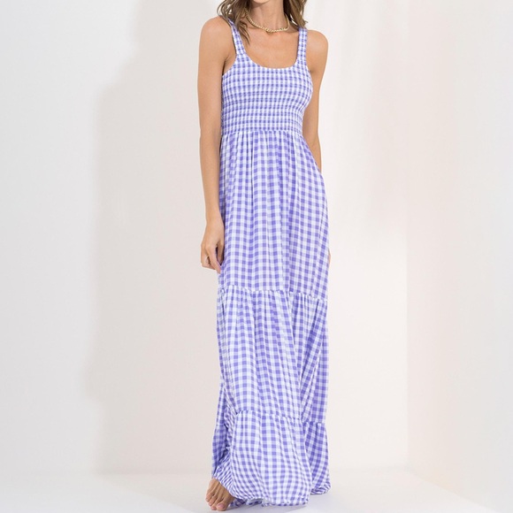 MAAJI Harmony Maxi Dress in Seersucker - Picture 1 of 2